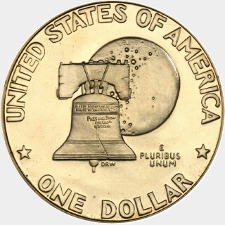 1976-S Proof One Dollar reverse