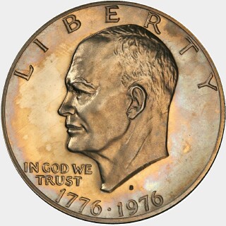 1976-S Proof One Dollar obverse