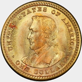 1905  One Dollar reverse