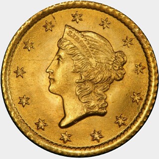 1851-O  One Dollar obverse