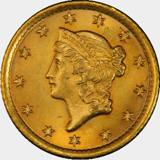 1853-O  One Dollar obverse