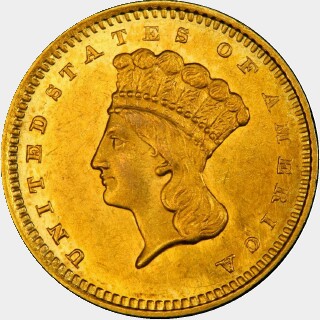1859-S  One Dollar obverse