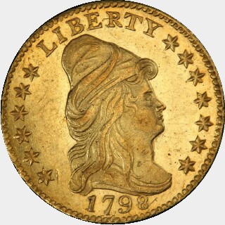 1798  Two and a Half Dollar obverse