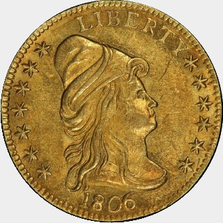 1806/5  Two and a Half Dollar obverse