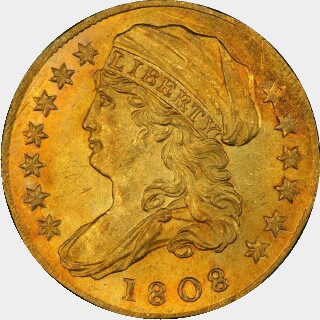 1808  Two and a Half Dollar obverse