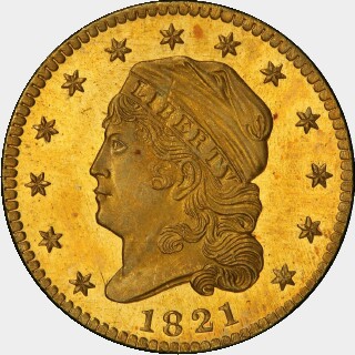 1821  Two and a Half Dollar obverse