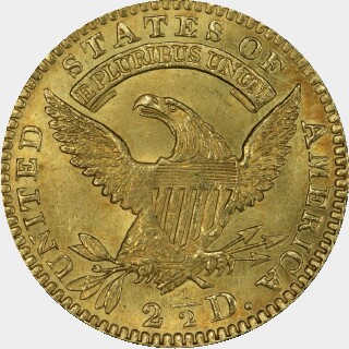 1824/1  Two and a Half Dollar reverse