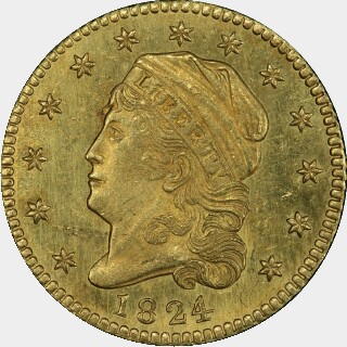 1824/1  Two and a Half Dollar obverse