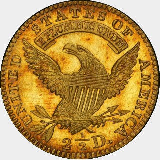 1825  Two and a Half Dollar reverse