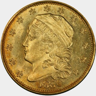 1830  Two and a Half Dollar obverse