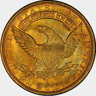 1831  Two and a Half Dollar reverse