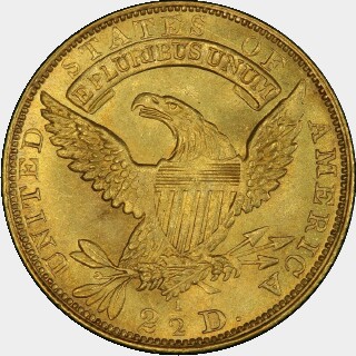 1833  Two and a Half Dollar reverse