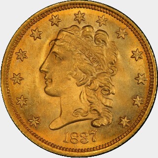 1837  Two and a Half Dollar obverse