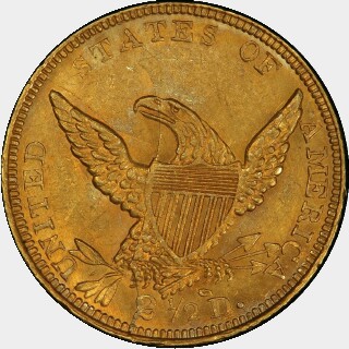 1839-C  Two and a Half Dollar reverse