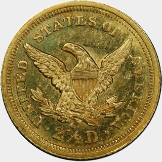 1840-C  Two and a Half Dollar reverse