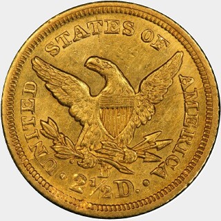 1840-D  Two and a Half Dollar reverse