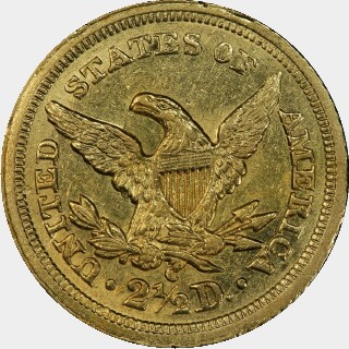 1841-C  Two and a Half Dollar reverse