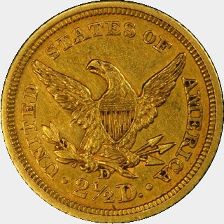1841-D  Two and a Half Dollar reverse