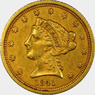 1841-D  Two and a Half Dollar obverse