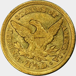 1846-C  Two and a Half Dollar reverse