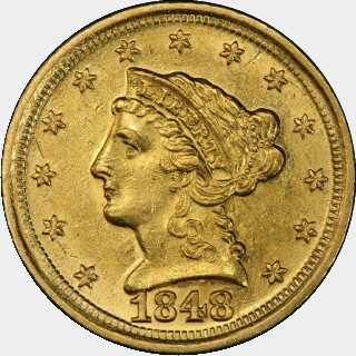 1848-D  Two and a Half Dollar obverse