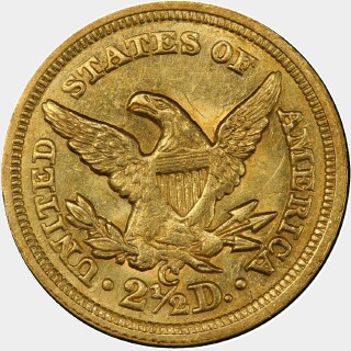 1852-C  Two and a Half Dollar reverse