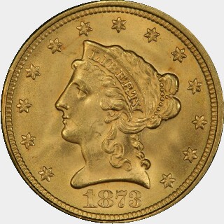 1873  Two and a Half Dollar obverse