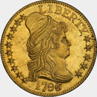 1796/5  Five Dollar obverse