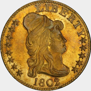 1802/1  Five Dollar obverse