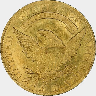 1810  Five Dollar reverse