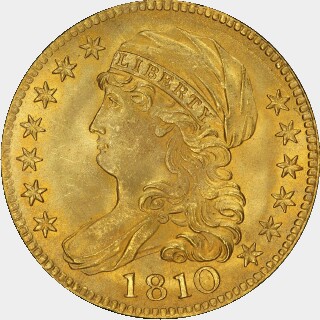 1810  Five Dollar obverse