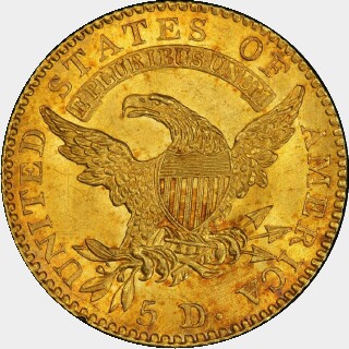 1815  Five Dollar reverse