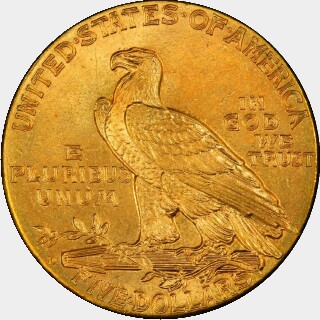 1911-D  Five Dollar reverse