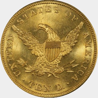 1839/8  Ten Dollar reverse
