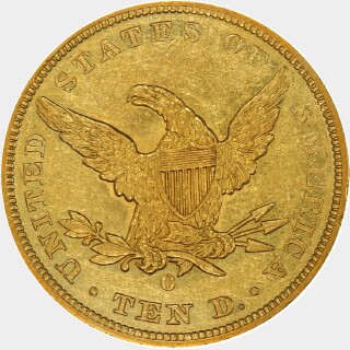 1841-O  Ten Dollar reverse