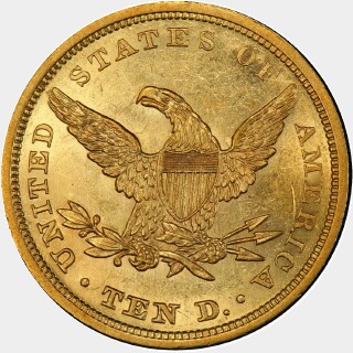 1842  Ten Dollar reverse