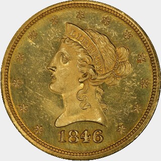 1846-O  Ten Dollar obverse