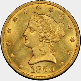 1850-O  Ten Dollar obverse
