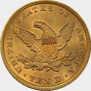 1853  Ten Dollar reverse