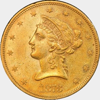 1873  Ten Dollar obverse