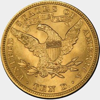 1907  Ten Dollar reverse