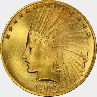 1910  Ten Dollar obverse