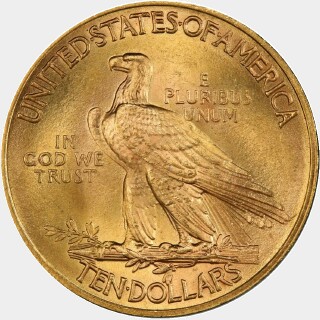 1911  Ten Dollar reverse