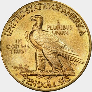 1911-D  Ten Dollar reverse