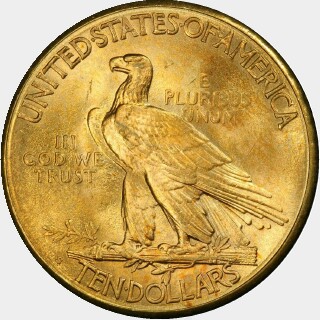 1912-S  Ten Dollar reverse