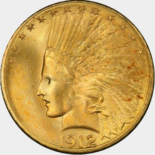 1912-S  Ten Dollar obverse