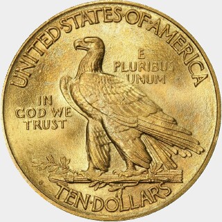 1913-S  Ten Dollar reverse