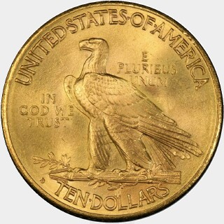 1914-D  Ten Dollar reverse