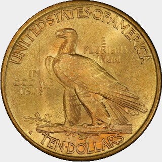 1916-S  Ten Dollar reverse