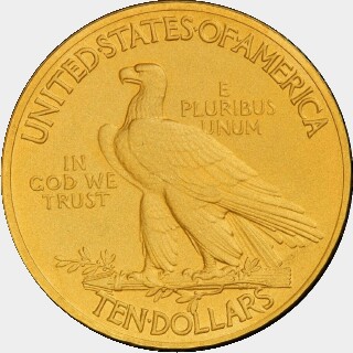 1911 Proof Ten Dollar reverse